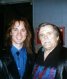 Chris Eaton with Johnny Paycheck